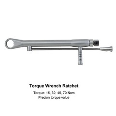 Universal Dental Implant Hand Manual Screwdriver Torque Wrench Ratchet 15-70Ncm