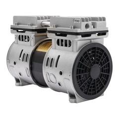 370W 110V Oilless Vacuum Pump Industrial Oil-Free Piston Vacuum Pump with Filter