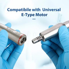 1:5 Dental Fiber Optic Push Button Contra Angle Handpiece Fit NSK S-MAX M95L