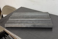 12L14 Steel Hex Bar Stock Assortment – 8 Pcs – CNC Lathe Machining Rods