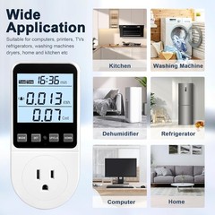 Upgraded Watt Meter Home Energy Monitor Plug Electricity Usage Kill A Watt