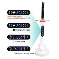 Dental Wireless Cordless LED Cure Curing Light Lamp 2000mw 5W Tool Resin Cure US