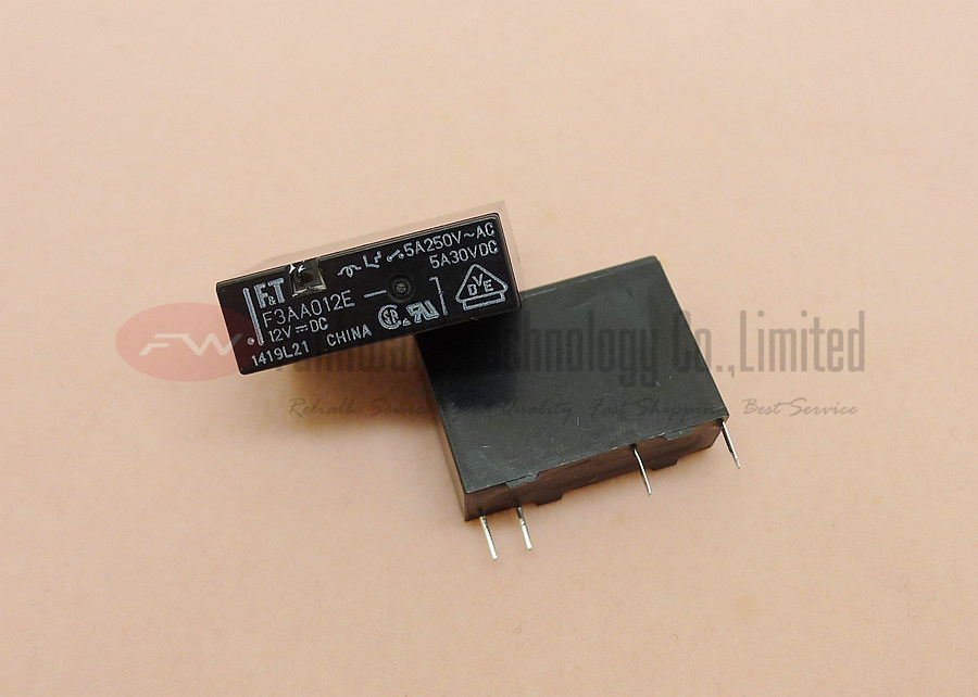 Fujitsu FTR-F3AA012E F3AA012E SPST PWR RELAY 12VDC 5A x 50PCS NEW
