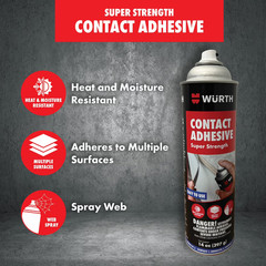 Würth Super Strength Spray Contact Adhesive, 14oz Can