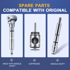 Dental electric motor LED micromotor 1:5 + 1:1 contra angle handpiece for Chair