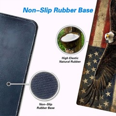 Bald Eagle Extended Mouse Pad Vintage 31.5L x 11.8W inches,
