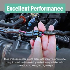 20X Car Waterproof Electrical Wire Cable Connector Male Female 2Pin Way Plug Kit