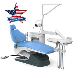 Dental Hygiene Prophy Air Motor Handpiece 4Holes & Nose Cones 360° Swivel
