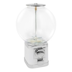 Gumball Dispenser Machine Freestand Bubble Classic Gum Coin Bank Toy Kids W/Keys
