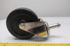2-1/2″ x 7/8″ Soft Rubber Caster Swivel Stem Mount Lot Of 2