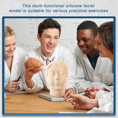 Mannequin Face Model Injection Training Silicone Mannequin Women Head Makeup …