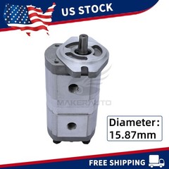 HGP-33A-F6-6R Shaft 15.87mm For Hydraulic Tandem Double Gear Pump HGP-33A-F6/6R