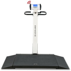 New Cardinal Detecto Digital Foldable Portable Wheelchair Scale 1000lb 6550-ACUK