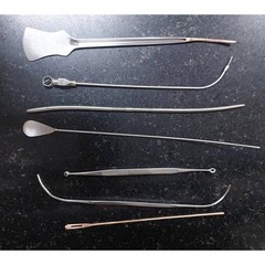 Anal Fistula Probe Stainless Steel Set for Proctology Set of 7pcs