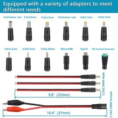 72W Power Supply Adjustable 3V ~ 24V Variable Universal Switching AC/DC Adapt…