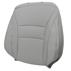 Gray Perforated Microfiber Leather Front Seat Covers Honda Accord Sedan 13-17