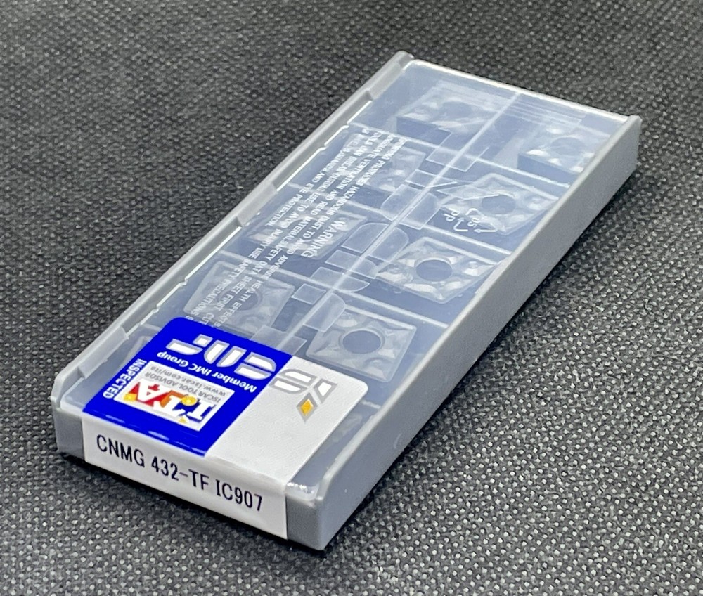 ISCAR CNMG 432-TF IC907 CNMG 120408-TF Carbide Inserts 10 PCS Free Shipping!
