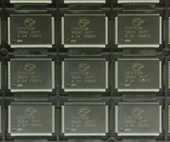 (3 PIECE LOT) CY7C1338-100AC, CYPRESS, Cache SRAM, 128KX32, 8ns, CMOS, PQFP100