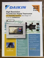 Daikin Commercial DT4273C 4H/2C Touchscreen Thermostat Wi-Fi Humidification WF1