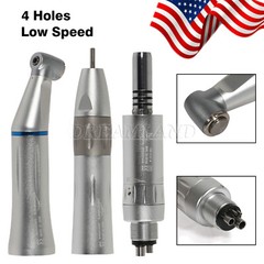Dental Slow Low Speed Straight Handpiece Air Motor 4Holes E-type NSK STYLE WY4