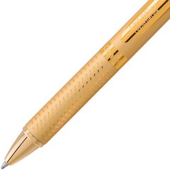 Pentel EnerGel Alloy Retractable Gel Pen, Gold 1 Count (Pack of 1),