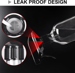 Plastic Spray Bottles – 10.5OZ/300ML Empty Spray Bottles for Cleaning Solutions,