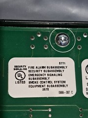 SIMPLEX 4100-1252 Audio Operator Interf,1 Ch,8 Switch 8/16 LED Module566-062,New
