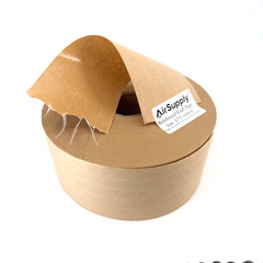 Reinforced Water Activated Kraft Carton Sealing Gummed Tape 2.75″ x 450 ft Tan
