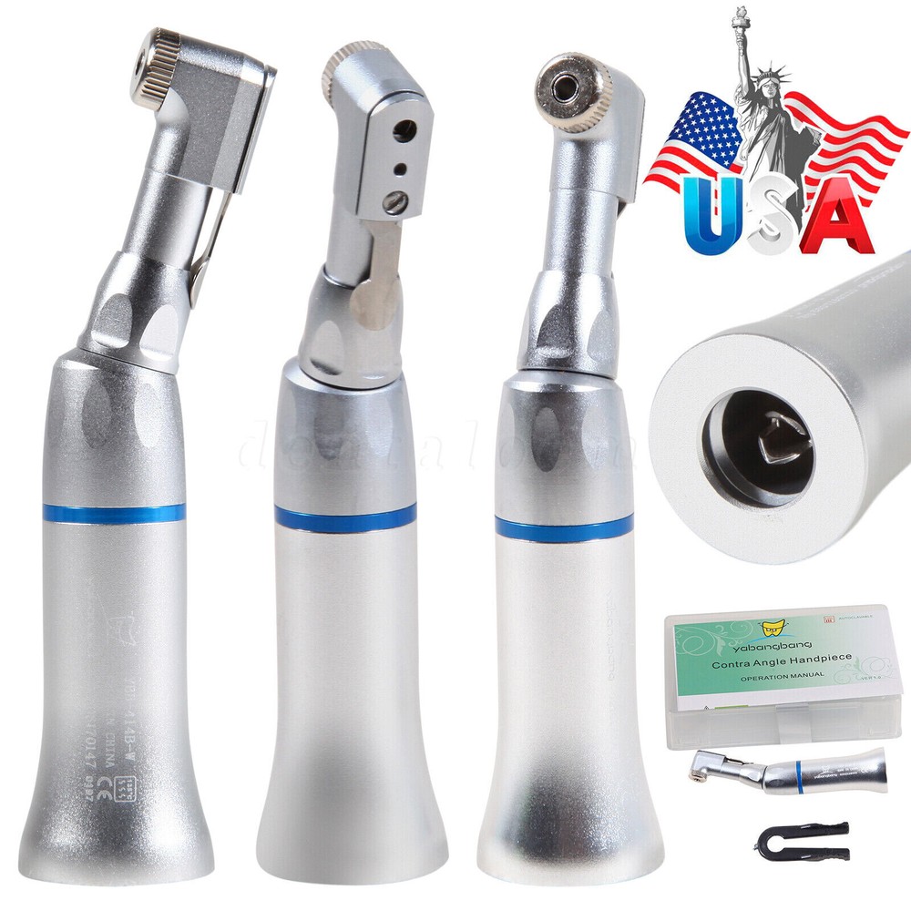 USA Dental Slow Low Speed E-type Air Motor Micromotor 2/4 Hole silver