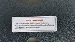 Lawn Garden Mower SEAT – BLACK for TORO Time Cutter Machines Zero Turn LGT100BL
