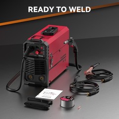ARCCAPTAIN 130A 3 in 1 MIG Welder 110V Flux Core MIG Welder/Lift TIG/Stick