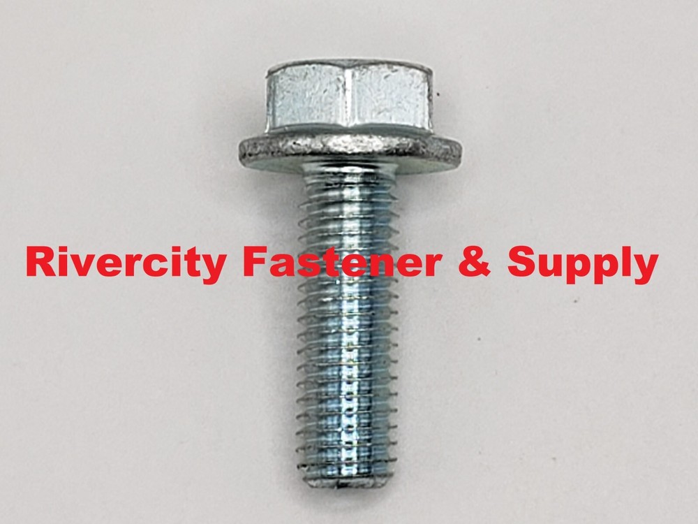 M8-1.25×25 Hex Head Flange Bolts 8mm x 25mm Grade 10.9 Steel Screws M8x1.25 x 25