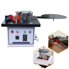 110V 1200W Portable Edge Bander Machine Double Side Gluing Wood Banding Machine