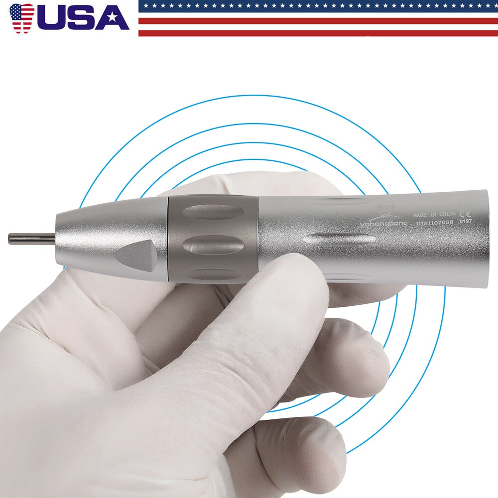 Inner Water Spray Straight Nosecone Low Speed Handpiece fit NSK Motor Dental