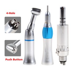 Pieza de Mano Dental Baja Velocidad Contra Angulo Recto Motor Aire NEW