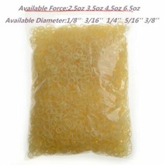 5000X/Pack Dental Orthodontic Super Elastic Rubber Band Yellow 2.5/3.5/4.5/6.5OZ