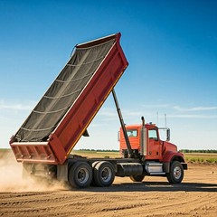 Dump Truck Tarp Mesh Tarp PVC Single Pockets Trailer Many Sizes USA MADE TOUGH
