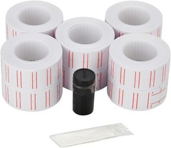 MFLABEL 10 Rolls 6000 White Price Gun Labels for Mx-5500 – 10 Rolls,