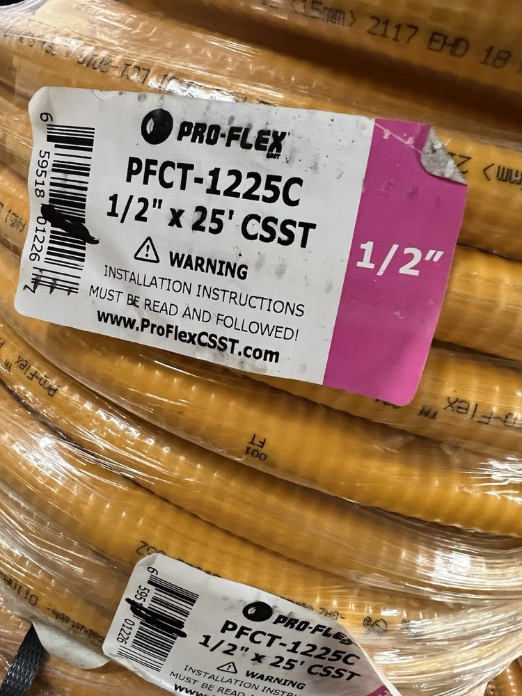 Pro-Flex PFCT-1275C 1/2 in. x 25 ft. CSST Gas Line Brand New