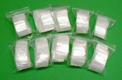 1×1 Mini Bags Clear Recloseable 2mil Poly 1″ x 1″ Baggies 1000 Pcs