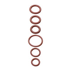 180 Pcs O-Ring Brown Metric FKM O-Ring Kit Fit High Heat Applications with Box
