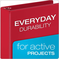 Cardinal 3 Ring Binders, Binders for School and Office, Durable 2 Inch Binder wi
