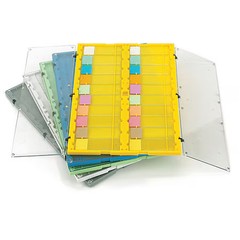 Globe Scientific 513029A-1 Slide Holder, 292 X 197 Mm, Gray