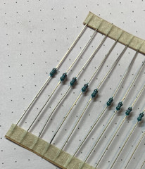 10 KΩ ±1% 1/8 Watt (125 mw) Safety Metal Film Axial Resistor, SEI Brand, 5 Each