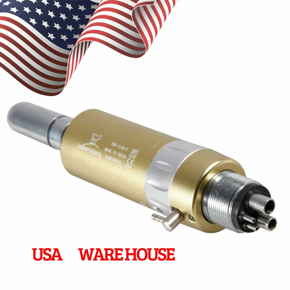 USA NEW Dental E-type Air Motor 4 Hole Low Speed Handpiece I+UWW