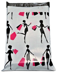 Pick Quantity – 10×13 Girls Shopping Custom Designer Poly Mailer Envelopes
