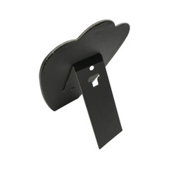 11″ High Slate Gray Leatherette Necklace Pad with Easel Jewelry Display Fixture