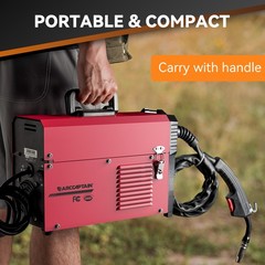ARCCAPTAIN 130A 3 in 1 MIG Welder 110V Flux Core MIG Welder/Lift TIG/Stick