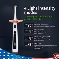 Dental Wireless LED Curing Light 1 Second Cur Lamp Metal Head AI
