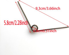 5 Pcs V-Shape Long Reach Pruner Handle Replacement Spring Torsion Spring Kit